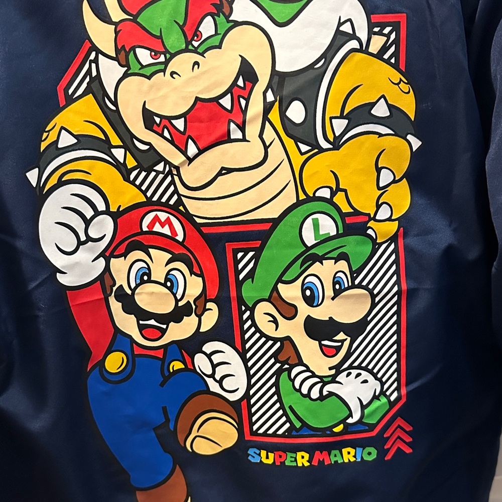 Super Mario Kids Puffer Jacket - Dark Blue - Picture 6 of 7